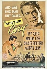 Tony Curtis and Martha Hyer in Mister Cory (1957)