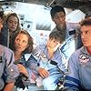 Kelly Preston, Lea Thompson, Kate Capshaw, Joaquin Phoenix, Tate Donovan, and Larry B. Scott in SpaceCamp (1986)