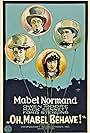 Owen Moore, Mabel Normand, Mack Sennett, and Ford Sterling in Oh, Mabel Behave (1922)