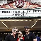 William Fichtner, Robert Rodriguez, and Bonnie Discepolo at an event for Hypnotic (2023)