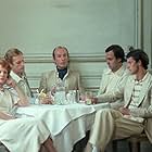 Mathieu Carrière, Vernon Dobtcheff, Didier Flamand, Claude Mann, and Delphine Seyrig in India Song (1975)