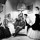 Darío Fernández Flórez, Margarita Lozano, María Martín, Lyla Rocco, Dina Sten, and Laura Valenzuela in Alta costura (1954)