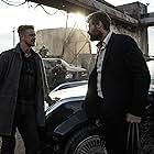 Hugh Jackman and Boyd Holbrook in Logan (2017)