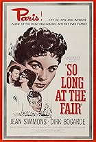 Jean Simmons and Dirk Bogarde in So Long at the Fair (1950)