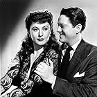 Barbara Stanwyck and Michael O'Shea in Lady of Burlesque (1943)