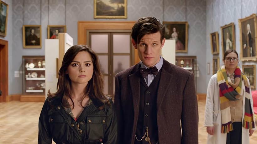 Matt Smith, Jenna Coleman, and Ingrid Oliver in Doctor Who (2005)