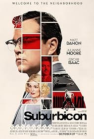 Julianne Moore, Matt Damon, and Oscar Isaac in Suburbicon (2017)