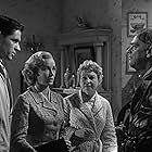 John Gavin, John McIntire, Vera Miles, and Lurene Tuttle in Psycho (1960)