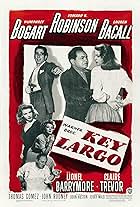 Lauren Bacall, Humphrey Bogart, and Edward G. Robinson in Key Largo (1948)