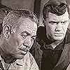 Ward Bond and Johnny Washbrook in Wagon Train (1957)