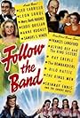 Leo Carrillo, Donna King, Leon Errol, Mary Beth Hughes, Alyce King, Luise King, Yvonne King, Frances Langford, Eddie Quillan, and Anne Rooney in Follow the Band (1943)