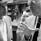 Frank Sinatra and Otto Preminger in The Man with the Golden Arm (1955)