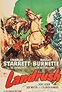 Smiley Burnette and Charles Starrett in Landrush (1946)