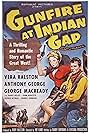 Anthony George, Joseph Kane, George Macready, and Vera Ralston in Gunfire at Indian Gap (1957)