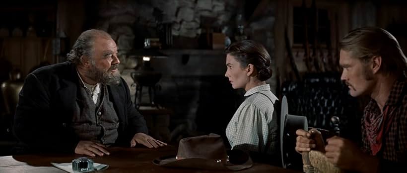 Jean Simmons, Chuck Connors, and Burl Ives in The Big Country (1958)