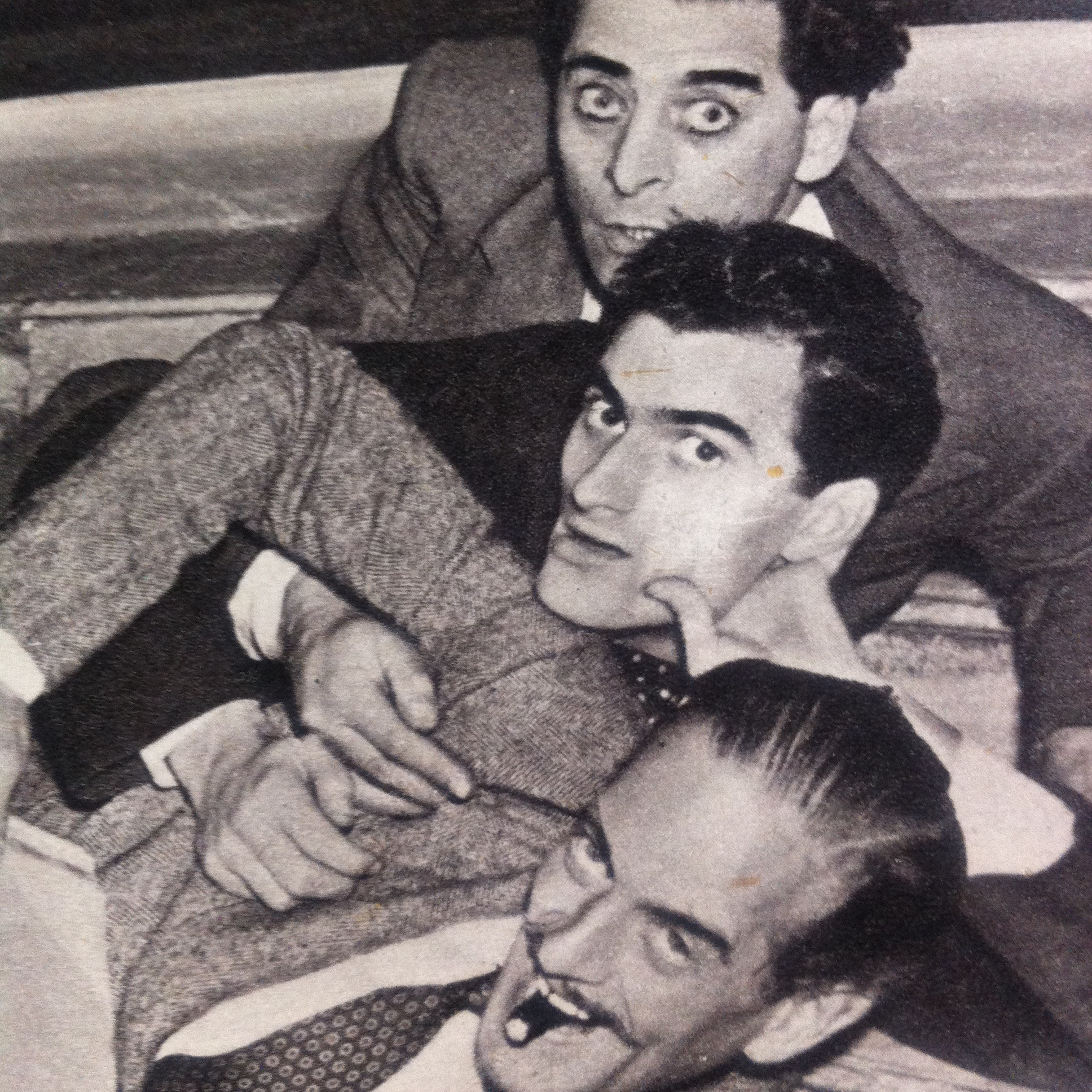 Bonar Colleano, Charles Goldner, and Guy Middleton in One Night with You (1948)