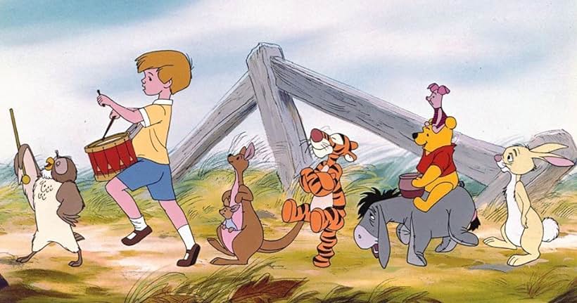 Sterling Holloway, John Fiedler, Clint Howard, Barbara Luddy, Junius Matthews, Bruce Reitherman, Hal Smith, Timothy Turner, Jon Walmsley, Dori Whitaker, Paul Winchell, and Ralph Wright in Winnie the Pooh and the Blustery Day (1968)