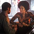 Lawrence Gilliard Jr. and Natalie Paul in The Deuce (2017)