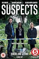 Fay Ripley, Clare-Hope Ashitey, and Damien Molony in Suspects (2014)