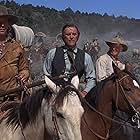 Kirk Douglas, Robert Mitchum, and Richard Widmark in The Way West (1967)