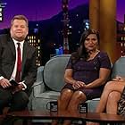 James Corden, Mindy Kaling, and Olivia Munn in The Late Late Show with James Corden (2015)
