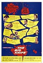 Jack Palance, Rod Steiger, Shelley Winters, Wesley Addy, Ilka Chase, Wendell Corey, Jean Hagen, Ida Lupino, and Everett Sloane in The Big Knife (1955)