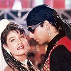 Akshay Kumar and Raveena Tandon in Mohra (1994)