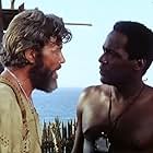 Peter O'Toole and Richard Roundtree in Man Friday (1975)