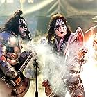 Gene Simmons, Ace Frehley, and KISS at an event for Super Bowl XXXIII (1999)