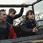 Nicolas Cage, Maxwell Jenkins, and Jaeden Martell in Arcadian (2024)