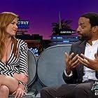 Chiwetel Ejiofor and Isla Fisher in The Late Late Show with James Corden (2015)