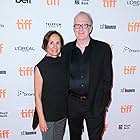Tracy Letts and Laurie Metcalf at an event for Lady Bird (2017)