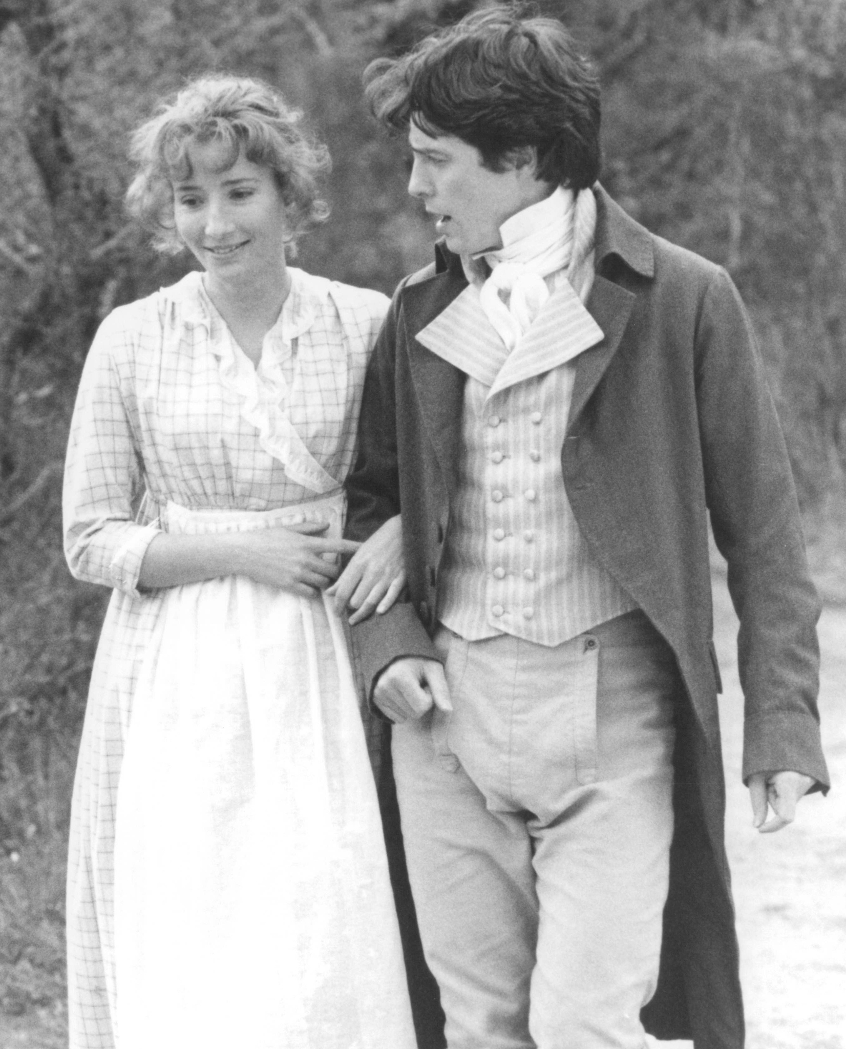 Hugh Grant and Emma Thompson in Sense and Sensibility (1995)