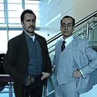 Demián Bichir and Bruno Bichir in The Bridge (2013)