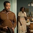 Viola Davis and Russell Hornsby in Fences (2016)