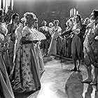 David Niven, Jack Hawkins, Margaret Leighton, Arlette Marchal, and Gibb McLaughlin in The Fighting Pimpernel (1949)