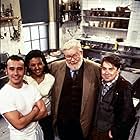 Richard Griffiths, Nicholas Lamont, Nick Raggett, and Marsha Thomason in Pie in the Sky (1994)