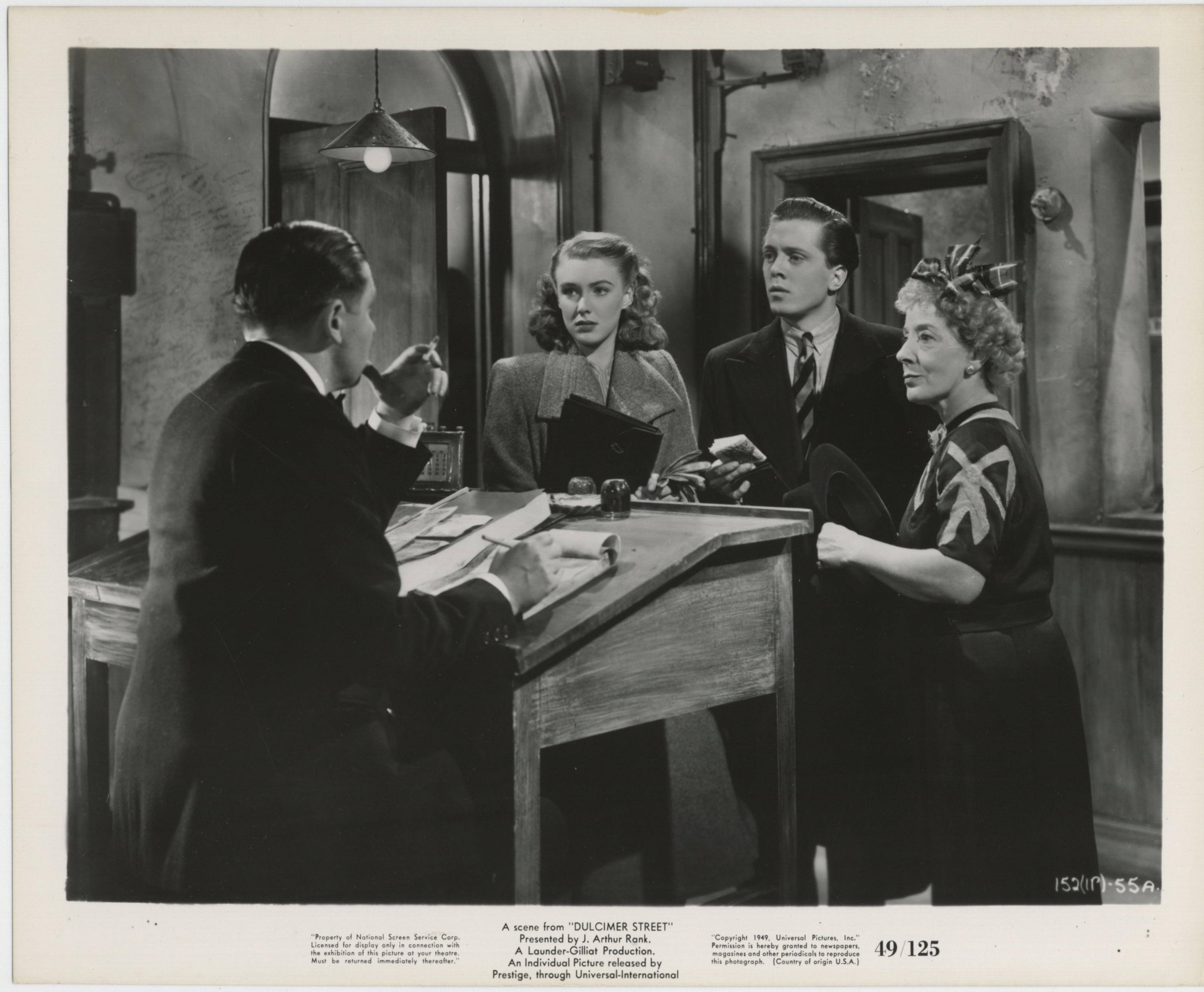 Richard Attenborough, Fay Compton, and Susan Shaw in Dulcimer Street (1948)