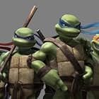 Mikey Kelley, Nolan North, James Arnold Taylor, and Mitchell Whitfield in TMNT (2007)