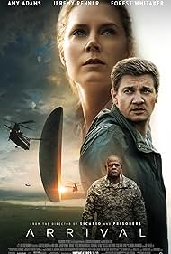 Forest Whitaker, Amy Adams, and Jeremy Renner in Arrival (2016)