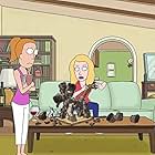 Sarah Chalke and Spencer Grammer in Rick and Morty (2013)