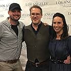 Painted Woman Director/Writer James Cotten with Composer Corey Allen Jackson and Actress Laurel Harris at the Los Angeles Premiere.