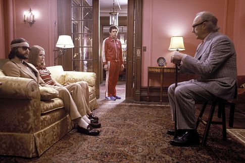 Gene Hackman, Gwyneth Paltrow, Ben Stiller, and Luke Wilson in The Royal Tenenbaums (2001)