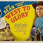 Roscoe Ates, Gregg Barton, Dolores Castle, Eddie Dean, and Flash in West to Glory (1947)