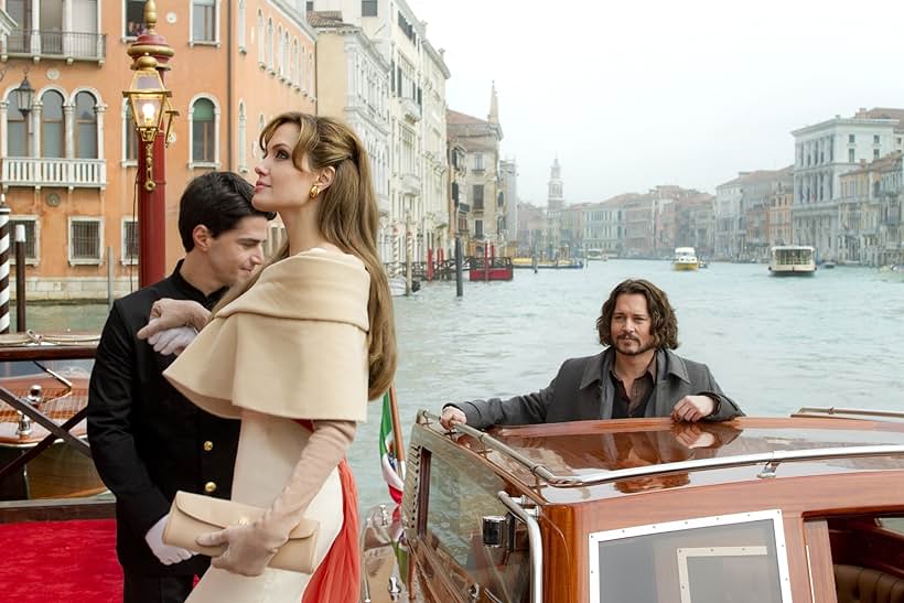 Johnny Depp and Angelina Jolie in The Tourist (2010)