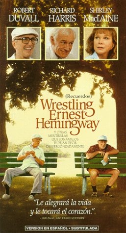 Robert Duvall, Shirley MacLaine, and Richard Harris in Wrestling Ernest Hemingway (1993)