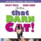 Hayley Mills, Dean Jones, Dorothy Provine, and Syn Cat in That Darn Cat! (1965)