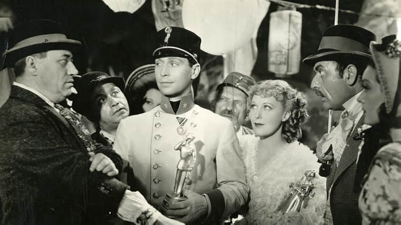 Stanley Fields, Grace Moore, and Franchot Tone in The King Steps Out (1936)
