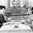 Charles Chaplin and Paulette Goddard in Modern Times (1936)