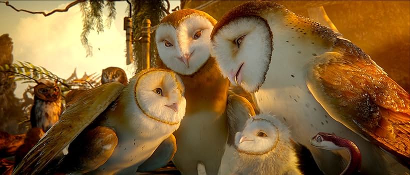 Essie Davis, Miriam Margolyes, Jim Sturgess, Hugo Weaving, and Adrienne DeFaria in Legend of the Guardians: The Owls of Ga'Hoole (2010)